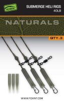 EDGES™ Naturals Submerge Heli Rig Leaders 40LB