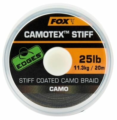 Fox EDGES™ Camotex Stiff Coated Camo Braid -20M