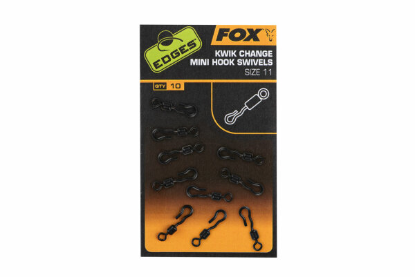 Fox EDGES™ Kwik Change Mini Hook Swivel Size 11