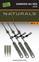 Fox EDGES™ Naturals Submerge Heli Rig Leaders 30lb
