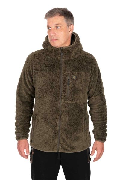 Fox HD Premium Full Zip Teddy Jacket - Khaki